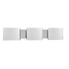 Aurora 3-light Silver Bath Vanity