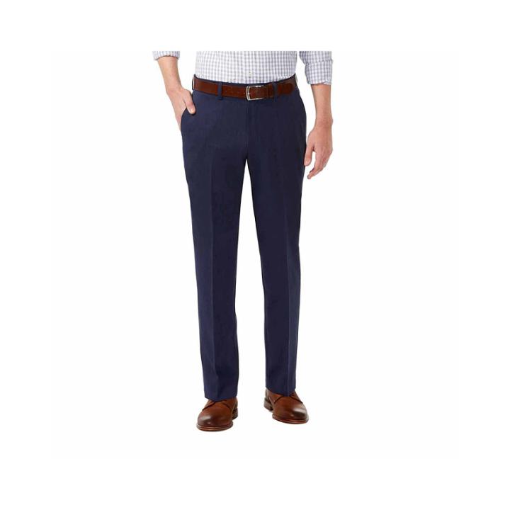 Haggar Standard Straight Fit Flat Front Pant