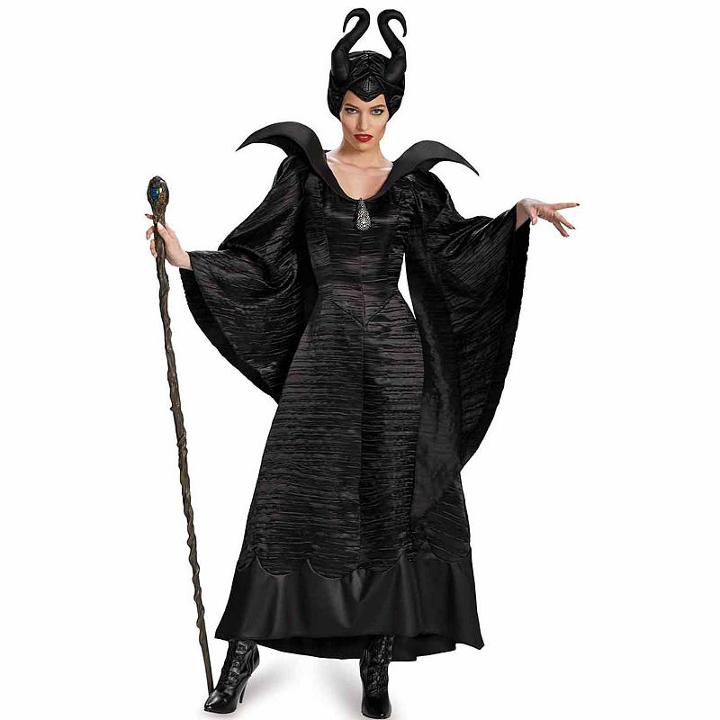 Maleficent Deluxe Black Gown Adult Costume