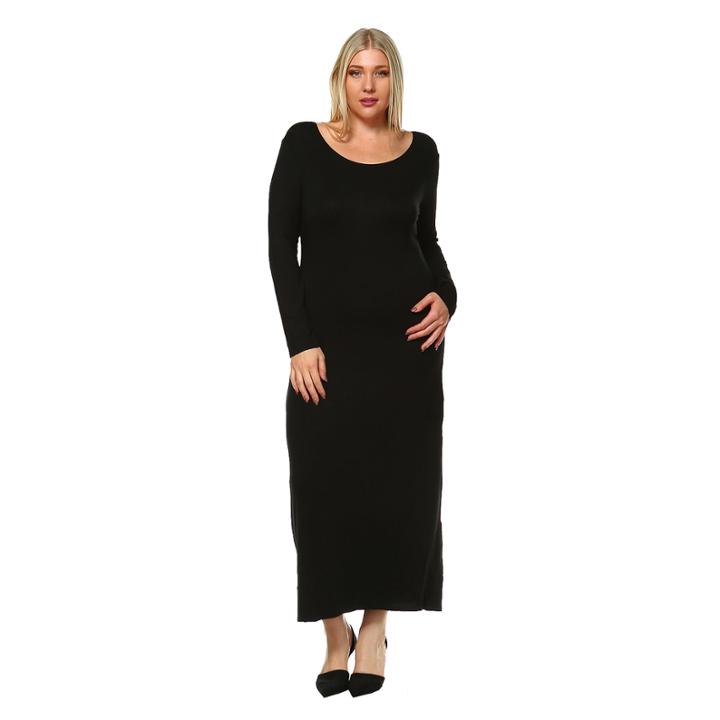 White Mark Ria Sheath Dress-plus