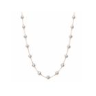 Womens Cultured Freshwater Pearl 10k Yellow Gold Strand Necklace