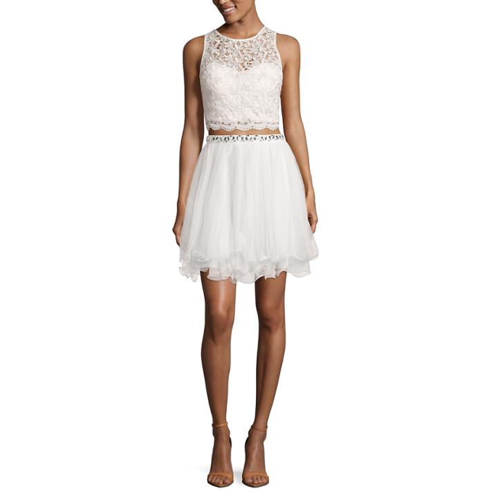 My Michelle 2pc. Beaded Party Dress Set-juniors