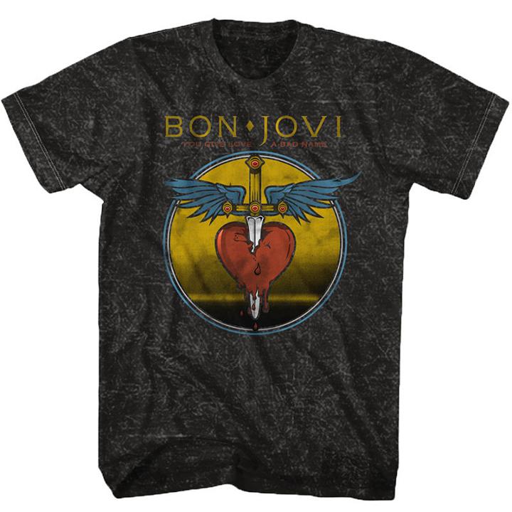Bonjovi You Give Love A Bad Name Graphic Tee