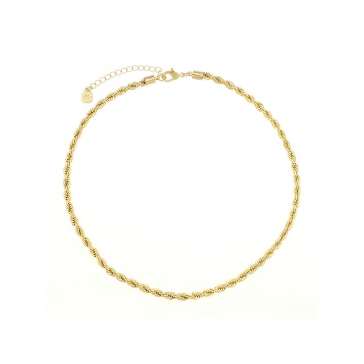 Monet Jewelry Womens Goldtone Twist Chain Collar Neckalce
