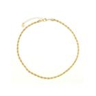 Monet Jewelry Womens Goldtone Twist Chain Collar Neckalce