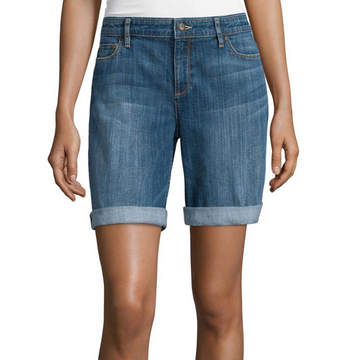 Liz Claiborne City Fit Boyfriend Shorts