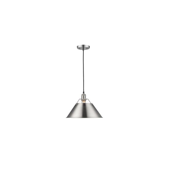 Orwell 1-light Pendant 14 In Pewter
