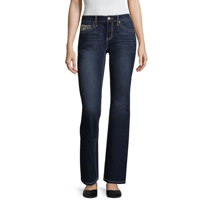 A.n.a Lace Flap Yoke Bootcut Modern Fit Bootcut Jeans