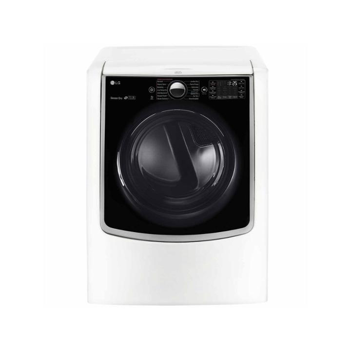 Lg Energy Star 9.0 Cu. Ft. Ultra Large Wi-fi Enabled High-efficiency Gas Steamdryer With Steamsanitary Turbosteam - Dlgx9001w
