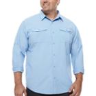 Columbia Button-front Shirt-big And Tall