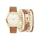Womens Brown 5-pc. Watch Boxed Set-jc2030g569-044