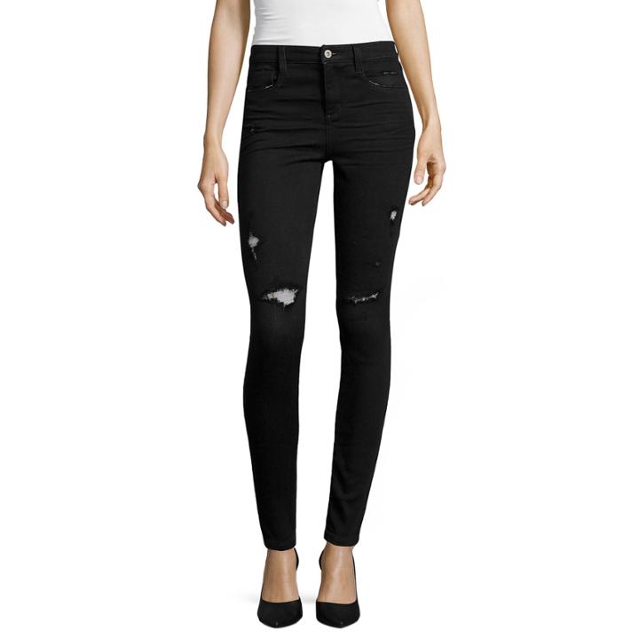 Arizona Luxe Stretch Destructed High-rise Jeggings