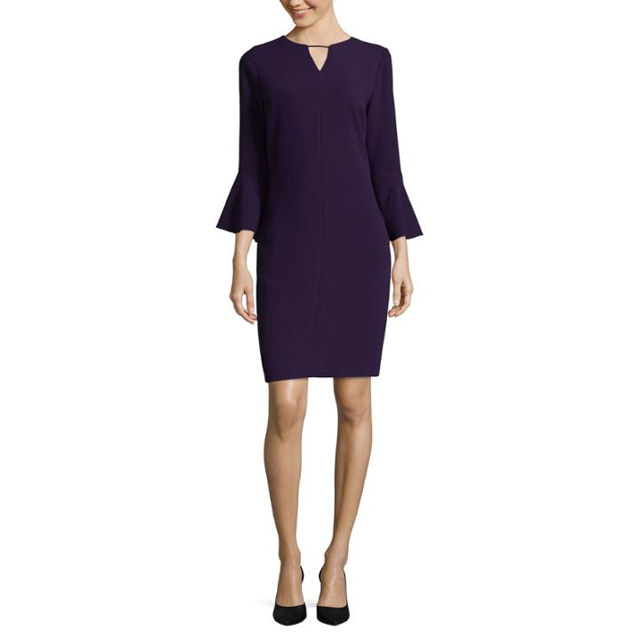 Worthington Elbow Sleeve Sheath Dress