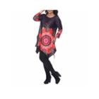 White Mark Fidelia Tunic Top Plus
