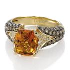 Limited Quantites! Levian Corp Le Vian Womens 1 1/5 Ct. T.w. Orange Citrine 14k Gold Cocktail Ring