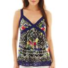 Nicole By Nicole Miller Crochet-trim Tank Top