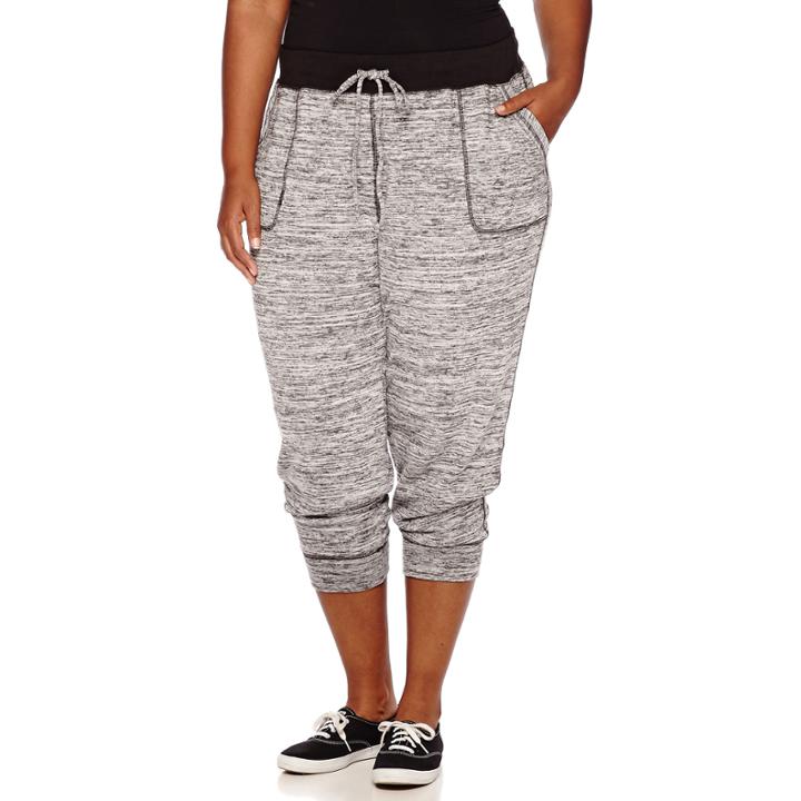 Liz Claiborne Spaced Dye Jogger Pants - Plus