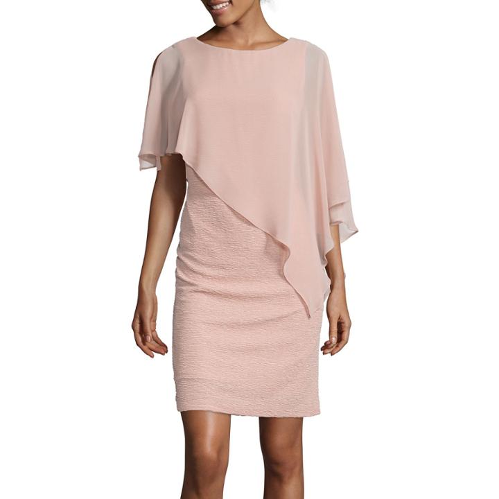 Scarlett Cape Sheath Dress