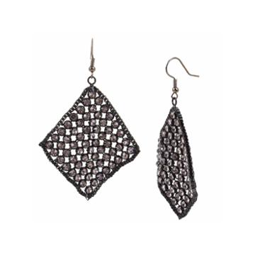 Bleu Nyc Sequin Kite Drop Earrings