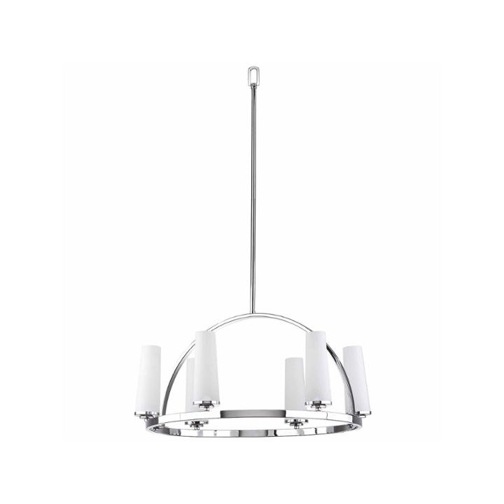 Safavieh Lunar 6 Light Chrome Adjustable Pendant