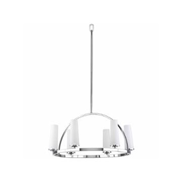 Safavieh Lunar 6 Light Chrome Adjustable Pendant