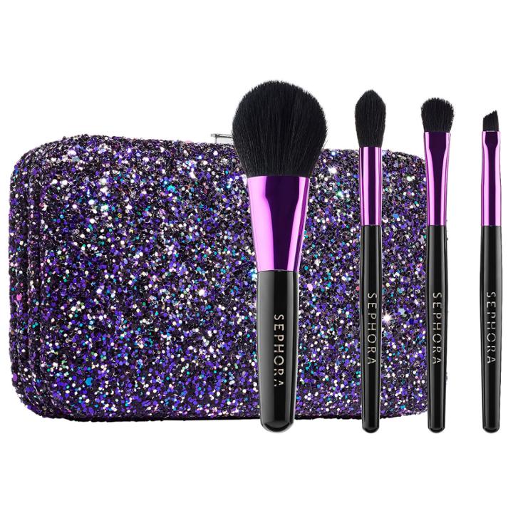 Sephora Collection Dark Rainbow Ready In Five Brush Set