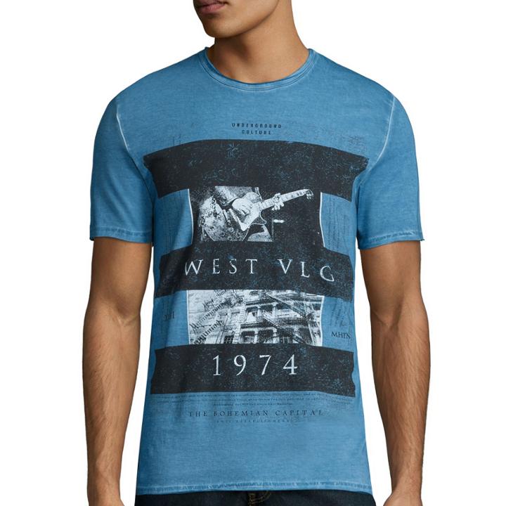 I Jeans By Buffalo Carson Short-sleeve Cotton Tee