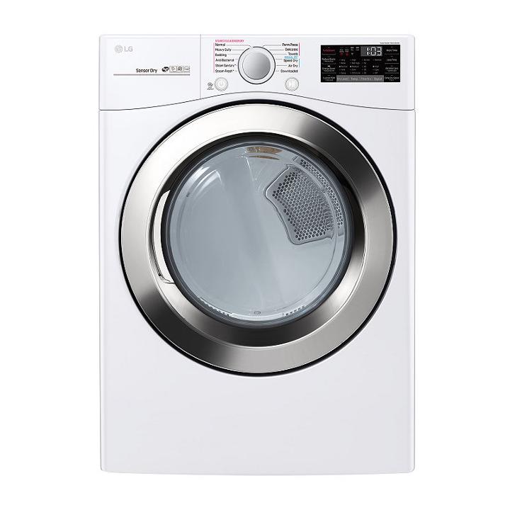 Lg 7.4 Cu Ft Front Load Electric Dryer - Dlex3700w