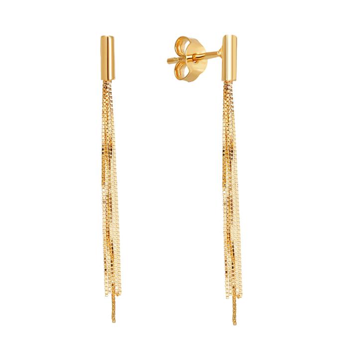 Made In Italy Limited Quantities! 10k Gold Drop Earrings