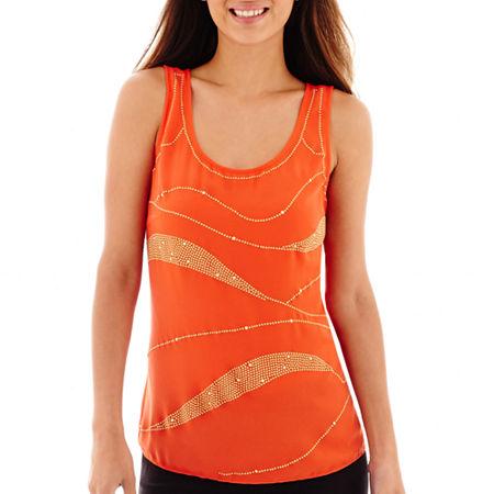 Worthington Embellished Tank Top - Petite
