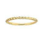 Personally Stackable 18k Yellow Gold Over Sterling Silver 1.5mm Twisted Ring