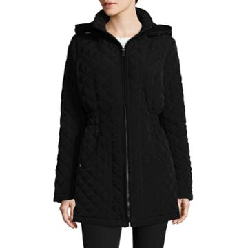 St. John's Bay Hooded Quilted Jacket-tall