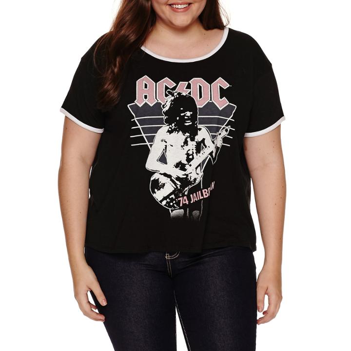 Acdc Graphic T-shirt- Juniors Plus