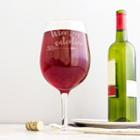 Cathy's Concepts Wine Is My Valentine Wine Glass