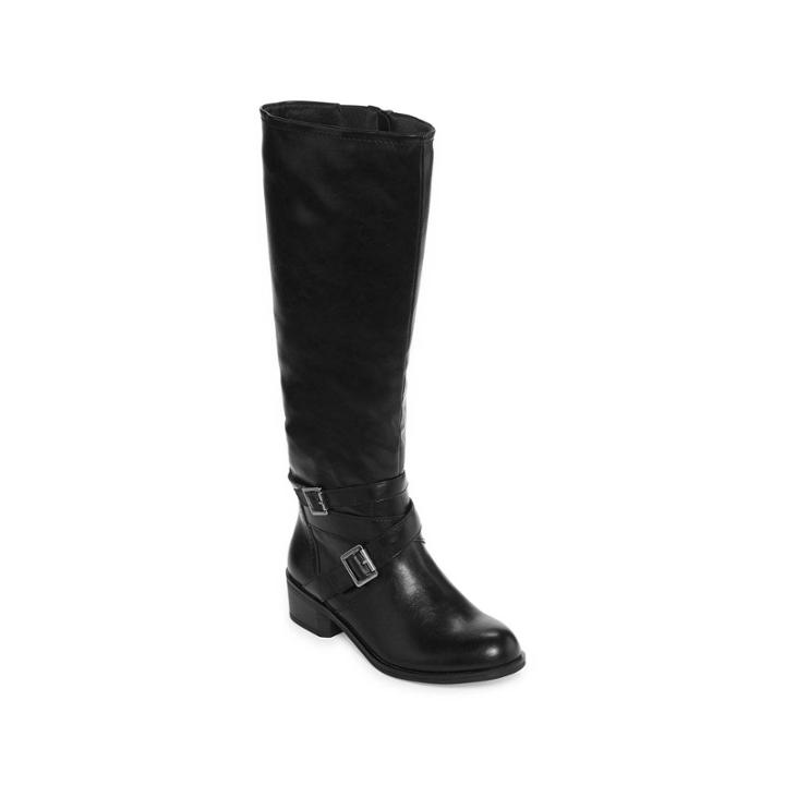 Arizona Dakota Two-tone Riding Boots - Wide Calf