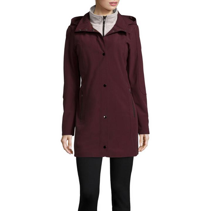 Liz Claiborne Soft Shell Jacket With Knit Vest