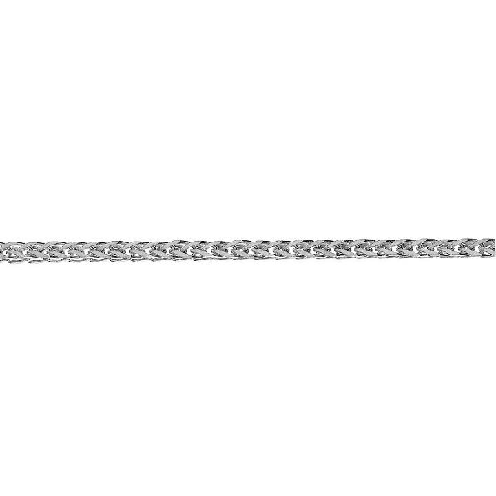 Made In Italy Solid Wheat 18 Inch Chain Necklace