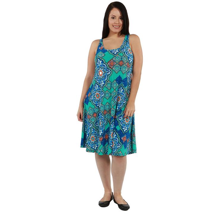 24/7 Comfort Apparel Lyric Dress - Plus