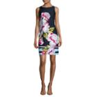 Ronni Nicole Sleeveless Floral Shift Dress