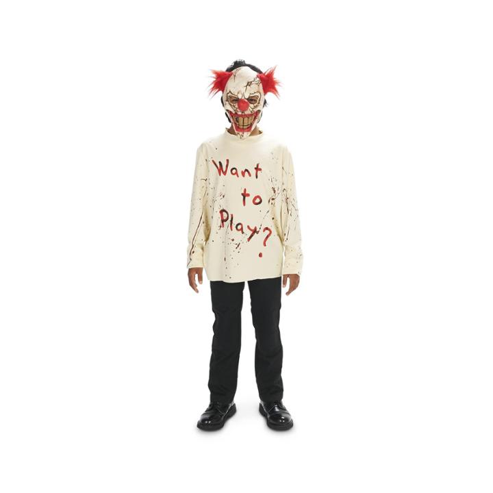 Carn-evil Playful Clown Child Costume