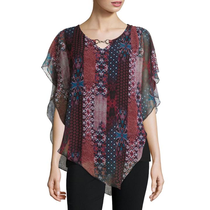 Alyx Short Sleeve Chiffon Blouse