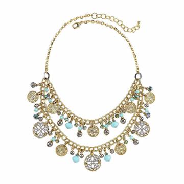Studio By Carol Womens Beaded Necklace