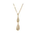 1/8 C.t. Tw. Diamond 10k Yellow Gold Necklace
