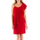 Scarlett One-shoulder Drape-neck Dress