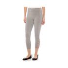 Mixit&trade; Knit Side Strap Capri Leggings