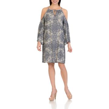Harve Benard V Neck Ponte Dress