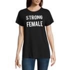 City Streets Short Sleeve Strong Female Graphic T-shirt