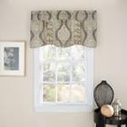 Waverly Moonlight Medallion Rod-pocket Scallop Valance