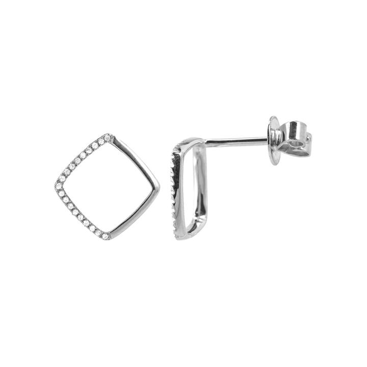 Diamond Accent 14k White Gold Earring 1