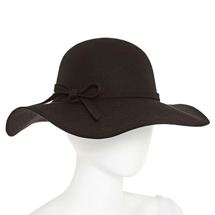 Scala Stitch Brim Bow Floppy Hat